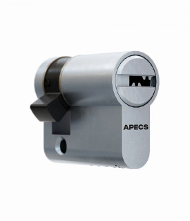 APECS AP Half Euro Cylinder - BNS (3 Keys)